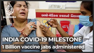 India celebrates one billion COVID vaccine doses with song, film