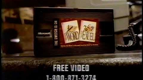 1993 Microsoft Excel & Word For Windows TV commercial