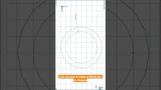 how to make a part with loft in #abaqus #abaqustutorial