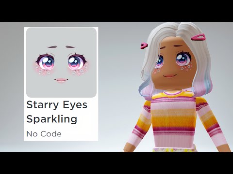 shreddy ❀ on X: does anyone know where i can get the starry eyes sparkling roblox  face?? #roblox  / X