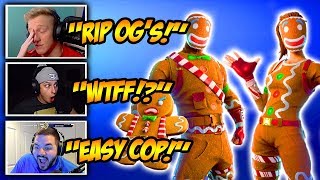 Streamers React To Rare Gingerbread Skins Returning Funny Fortnite Clips & Crazy Moments