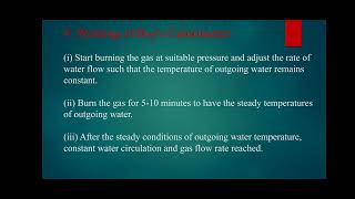 Engineering Chemistry || Boy's Calorimeter