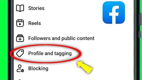How to use Profile and tagging setting on facebook