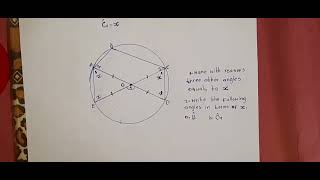 Euclidean Geometry Circles - Cyclic Quad Exercise 3 - Grade 11 & 12 Mathematics