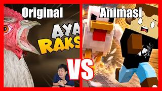 ACI Gamespot Dikejar Ayam Raksasa! (Original vs Animasi)