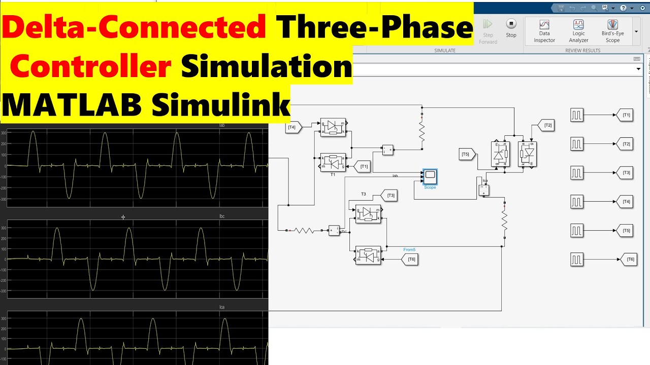 Delta-Connected Three-Phase Controller Simulation in MATLAB Simulink ...
