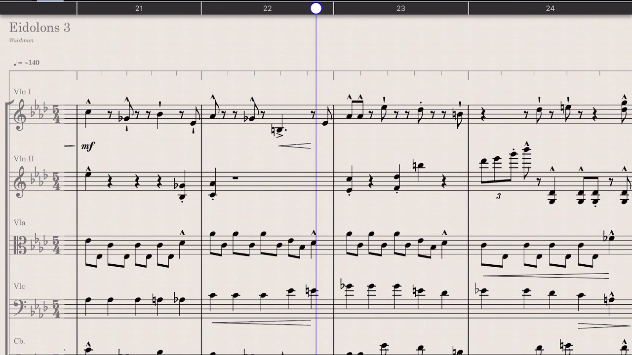 Eidolons 3 (by Dan Waldman, made with Staffpad)