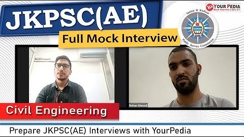 JKPSC(AE) Full Mock Interview | CE | Interview Preparation | JKPSC(AE) Interview guidance with YP