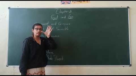 Class-4 ,EVS(Chapter-21, Food and Fun)