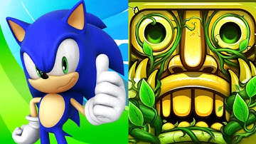 Sonic Dash VS Temple Run 2 Gameplay IOS Android