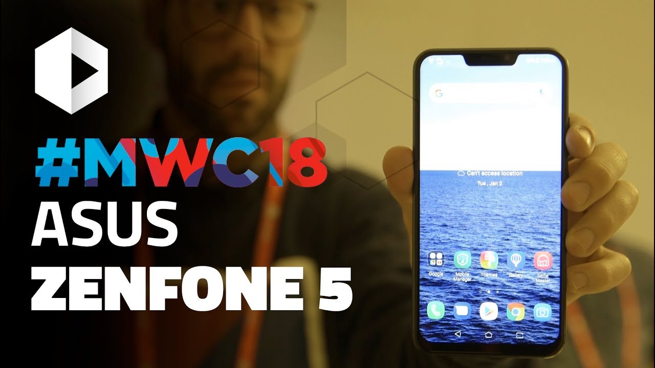 ASUS ZENFONE 5. ¡Con el Notch del iPhone X e IA! #MWC 2018 media trends today