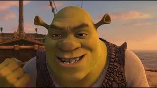 Shrek the Third (2007) Shrek and His Friends Leaves Scene