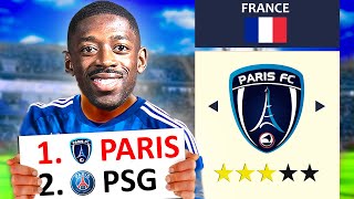 Udělal jsem PARIS FC lepším týmem než PSG 😱⚽ *pouze juniorka*