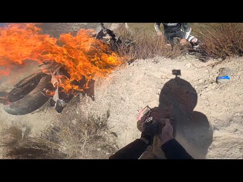 DESPERATE ATTEMPT TO SAVE BURNING BIKE | BEST OF THE WEEK 2021