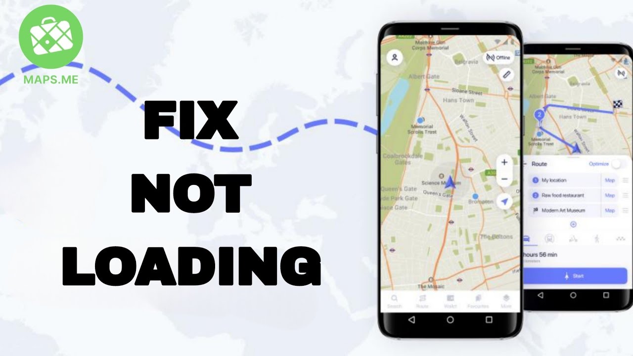 How To Fix And Solve Maps.Me App Not Loading | Final Solution - YouTube