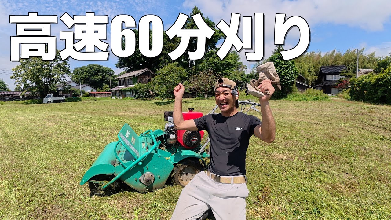 【草刈り】離れの草刈り〜バロネス２速で高速刈り