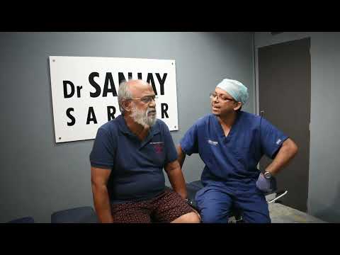 Dr. Sanjay Sarkar treats Bangladeshi patient's knee! ?