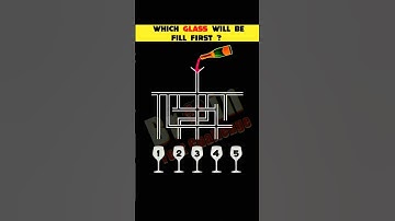 Test your IQ : Which Glass Will be full first ? | Mind test riddles #paheliyan #viral #shorts