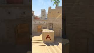 Stairs Smoke From Tetris On Mirage #shorts #cs2