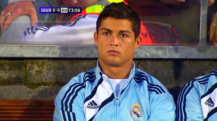 Primer partido de Cristiano Ronaldo con el Real Madrid