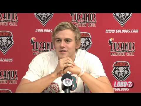 football score 2012-13 Lobo Men's Basketball | Press Conference: Sophomore Hugh Greenwood