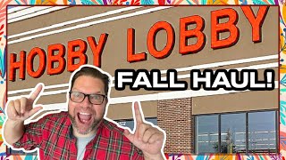 Hobby Lobby Fall 2021 Haul!  New Fall Decor \& DIY Goodies!!!  Early Harvest!!!