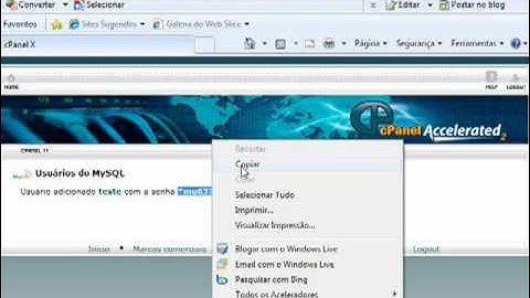 Criar Banco de dados mysql no cpanel