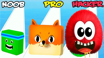 NOOB vs PRO vs HACKER in Jelly Shift - Obstacle Course