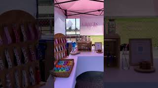 A Banner and tent are THE pop up power duo in this summer heat☀Loving this one by Crafts by Adi