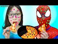 Superheroes TV: Spider Man and Elsa X Shot Nerf Guns Fight Against Criminal Group Joker Pranks