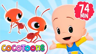 Ants Go Marching and more nursery rhymes for kids from Cleo and Cuquin 🐜🐜 Cocotoons by Cocotoons - Nursery Rhymes and Kids Songs 36,010 views 1 month ago 1 hour, 14 minutes