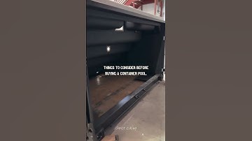 Things to consider before buying a container pool!
