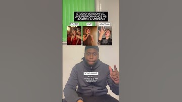 Studio Vs. Live Vs. Acapella Version: RAYE "WHERE IS MY HUSBAND!" #shorts #raye  #WhereIsMyHusband