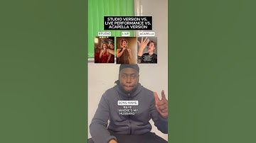 Studio Vs. Live Vs. Acapella Version: RAYE "WHERE IS MY HUSBAND!" #shorts #raye  #WhereIsMyHusband