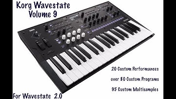 Korg Wavestate Volume 9 How to install my custom multisamples