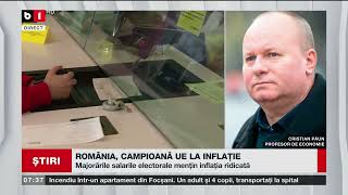 ROMÂNIA, CAMPIOANĂ LA INFLAȚIE_Știri B1TV_18 mai 2024