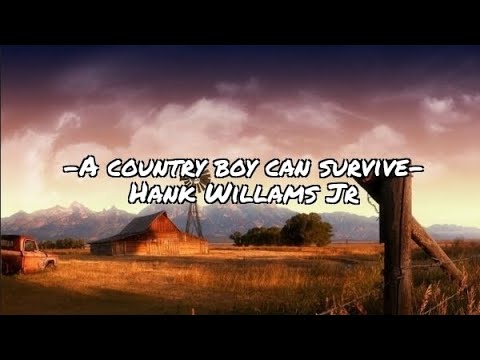 A country boy can survive- Hank Williams Jr.