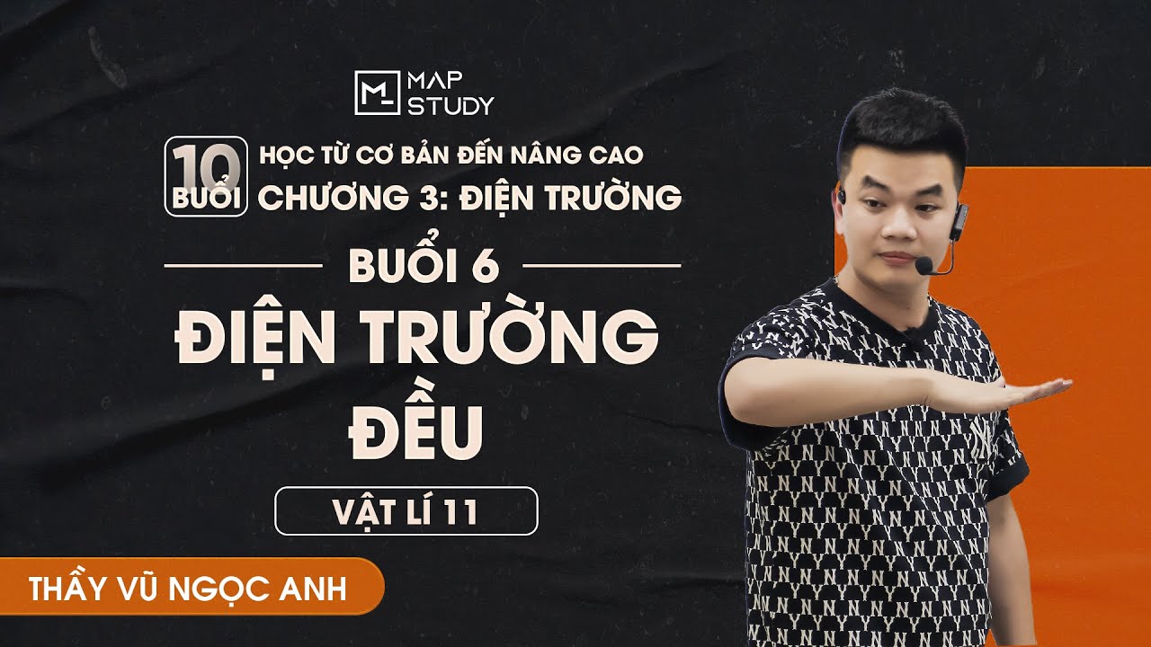 [Vật Lí 11] Từ Cơ Bản Đến Nâng Cao Chương Điện Trường - Buổi 6: Điện trường đều | Thầy VNA