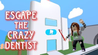 ESCAPE THE CRAZY DENTIST (ROBLOX OBBY Walkthrough Gameplay) screenshot 3