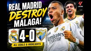 Real Madrid DESTROY Málaga 4-0! All Goals & Highlights Real Madrid Destroyed Malaga 4 0 La Liga