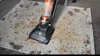 ASMR Vacuum  Hoover Natural Dirt Mess Test  #oddlysatisfying