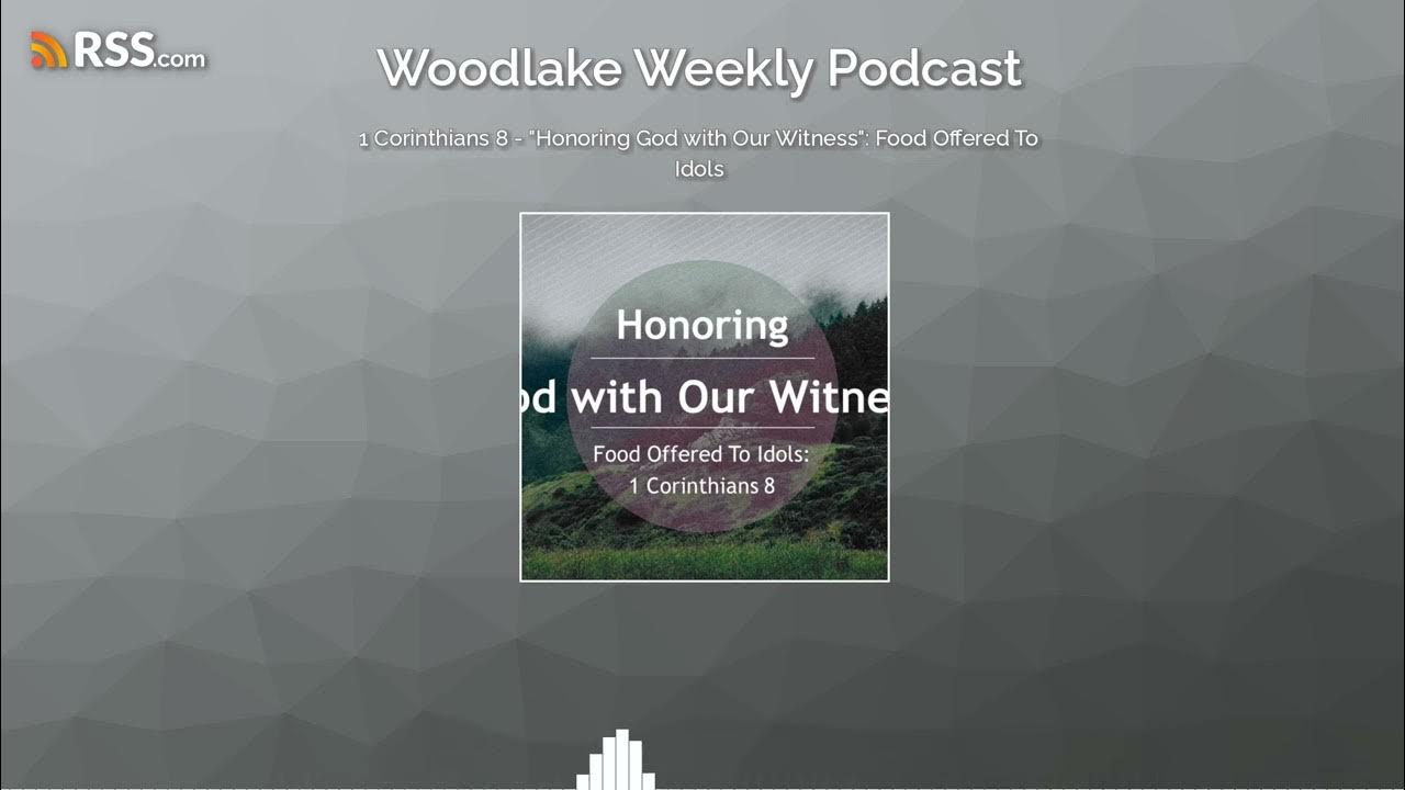 1 Corinthians 8 Honoring God With Our Witness Food Offered To 1-corinthians-8-honoring-god-with-our-witness-food-offered-to