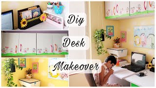 Kids Study Table Makeover #withme #KidsRoom Diy | Up cycle Old #studytable for #Studyroom