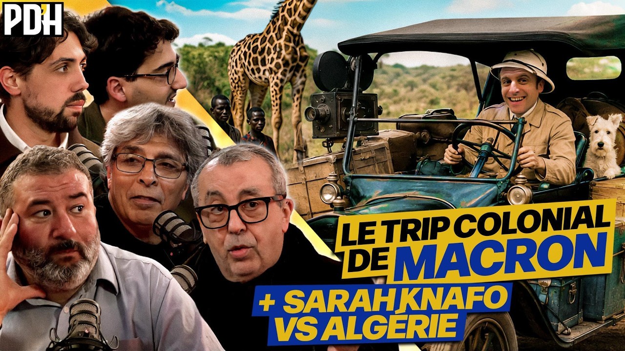 LE TRIP NÉO-COLONIAL de MACRON en AFRIQUE et SARAH KNAFO DIT que L'ALGÉRIE COÛTE 9 MILLIARD !