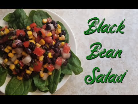 Black Bean Salad ~ Homestead Corner