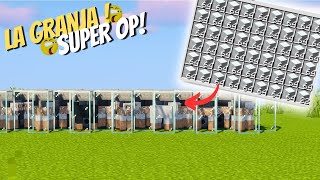 🐑✨Como Hacer La Granja de Lana Más EFICIENTE  y AUTOMATICA en Minecraft 1.20 | BEDROCK & JAVA!