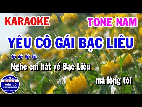 cách hack xổ số - Karaoke Yêu Cô Gái Bạc Liêu | Nhạc Sống Cha Cha Tone Nam Beat Tuấn Cò