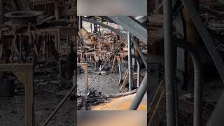Kansas City fire: Cleanup at Suburban Lawn & Garden #news #fire #kansascity