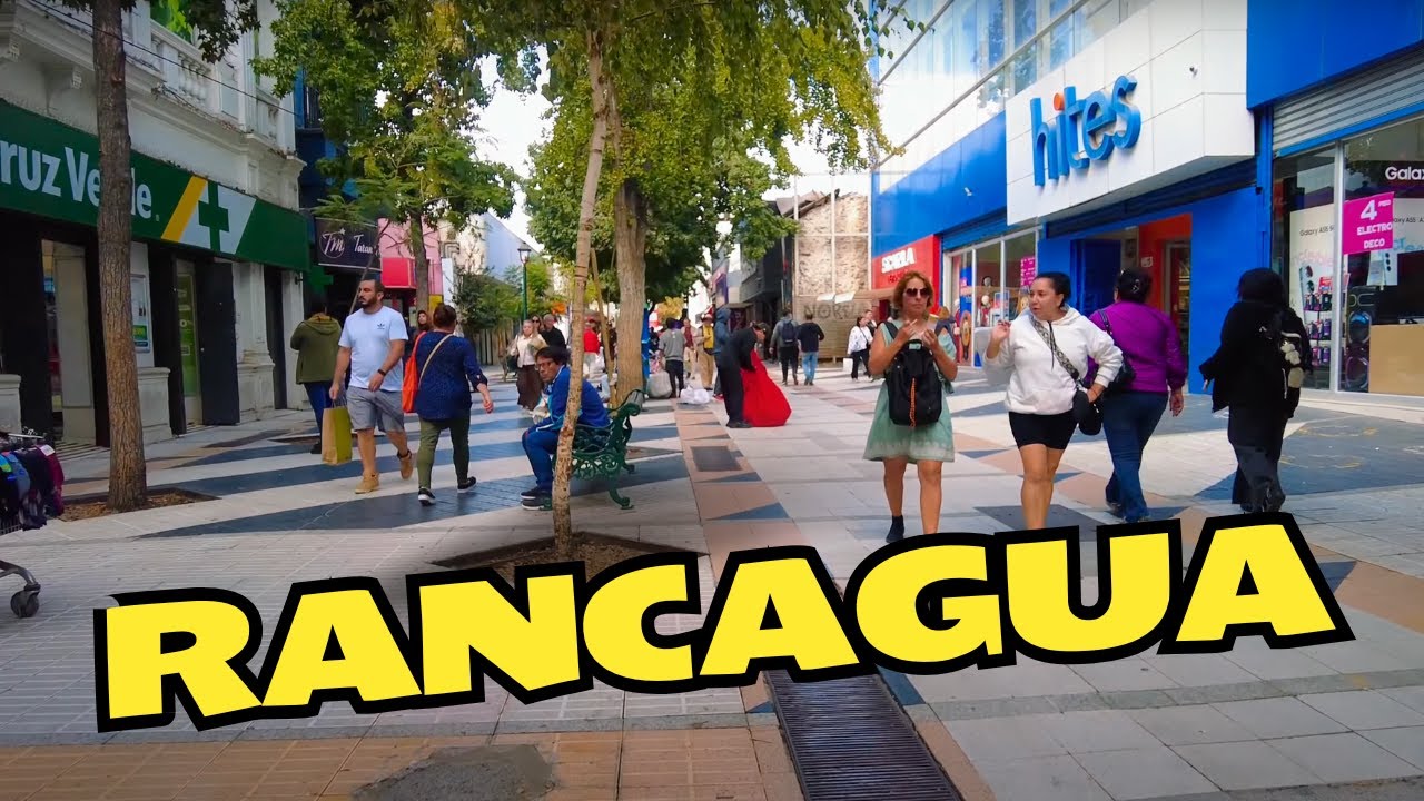RANCAGUA | A walking Tour | Paseo Independencia | Plaza de Los Héroes