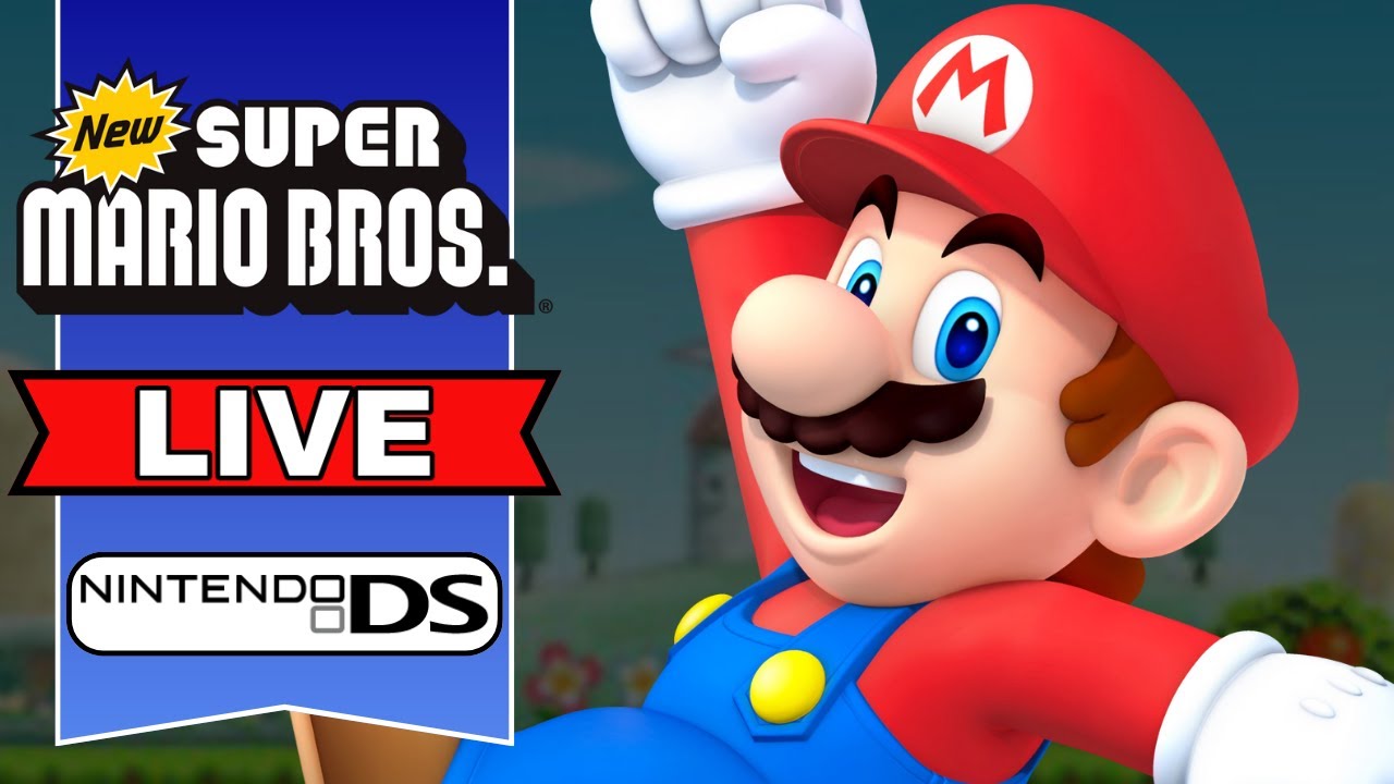 [🔴LIVE ] New Super Mario Bros. | Continuing My First Playthrough | # ...